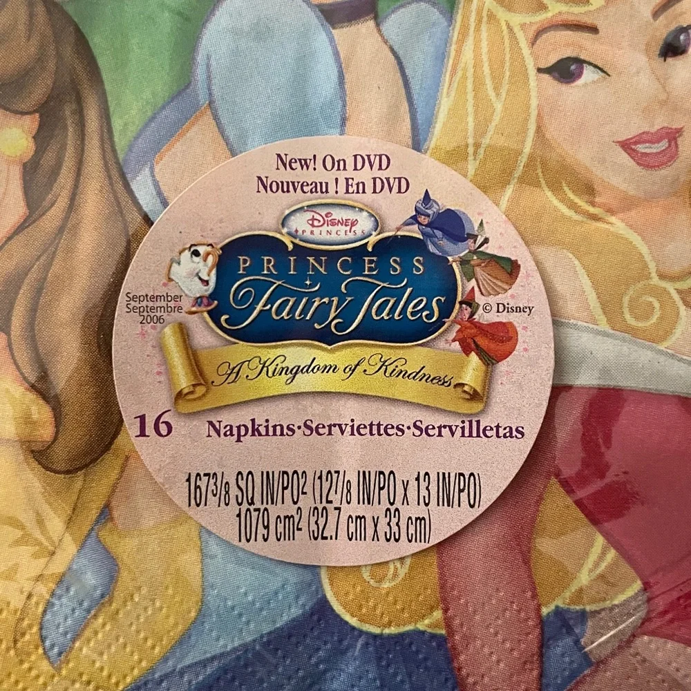 Early 2000s Hallmark Disney Princess Party Supplies